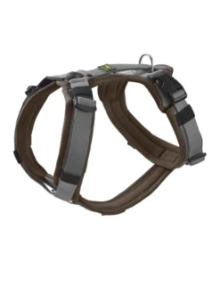 HUNTER Hundegeschirr Maldon Up braun, grau XS/S