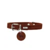 HUNTER Hundehalsband Aalborg cognac XS