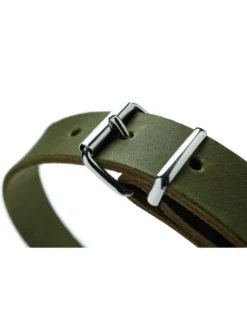 HUNTER Hundehalsband Aalborg olivgrün XS