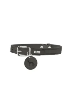 HUNTER Hundehalsband Aalborg steingrau L