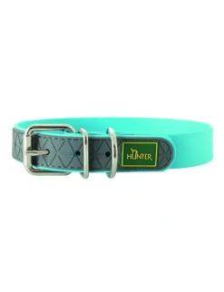 HUNTER Hundehalsband Convenience türkis XS/S