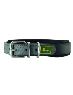 HUNTER Hundehalsband Convenience Comfort schwarz XS/S