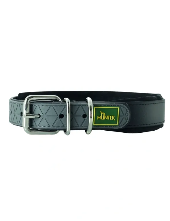 HUNTER Hundehalsband Convenience Comfort schwarz XS/S