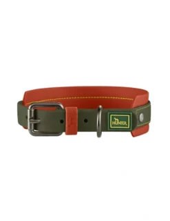 HUNTER Hundehalsband Havanna grün, orange 35 cm