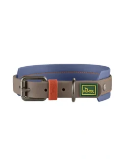 HUNTER Hundehalsband Havanna rauchblau, taupe 45 cm