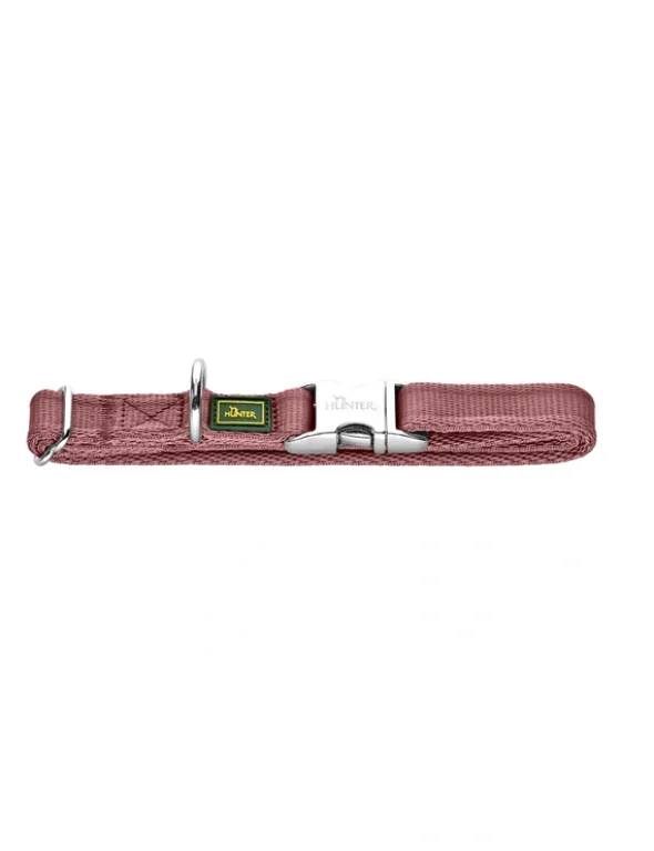 HUNTER Hundehalsband Inari Alu-Strong pastellrot M