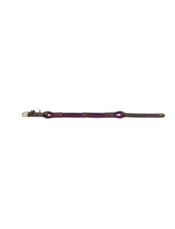 HUNTER Hundehalsband Malia brombeer, dunkelbraun 45 cm
