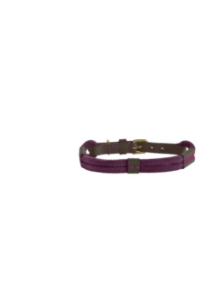 HUNTER Hundehalsband Malia brombeer, dunkelbraun 45 cm