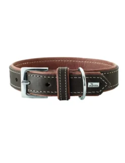 HUNTER Hundehalsband Porto braun, hellbraun 40 cm
