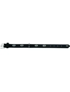 HUNTER Hundehalsband Softie Stone schwarz 45 cm