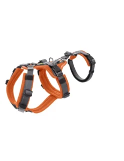 HUNTER Hunde Sicherheitsgeschirr Maldon orange, grau XS