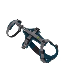 HUNTER Hunde Sicherheitsgeschirr Maldon grau, petrol XS/S