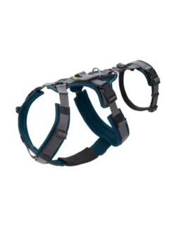 HUNTER Hunde Sicherheitsgeschirr Maldon grau, petrol XS/S