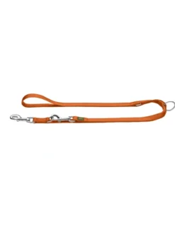 HUNTER verstellbare Führleine Nylon orange S: 2 m