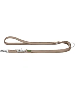 HUNTER verstellbare Führleine Inari beige 2 m/20 mm