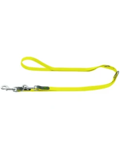 HUNTER verstellbare Führleine Convenience neongelb 2 m/15 mm