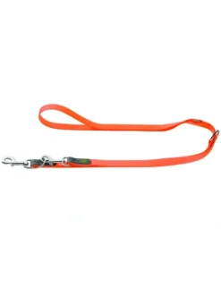HUNTER verstellbare Führleine Convenience neonorange 2 m/15 mm