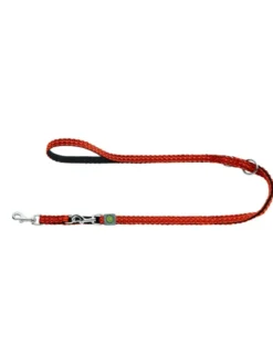 HUNTER verstellbare Führleine Hilo orange 2 m/15 mm