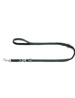 HUNTER verstellbare Führleine Hilo anthrazit 2 m/15 mm