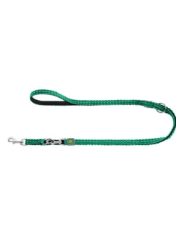 HUNTER verstellbare Führleine Hilo türkis 2 m/15 mm