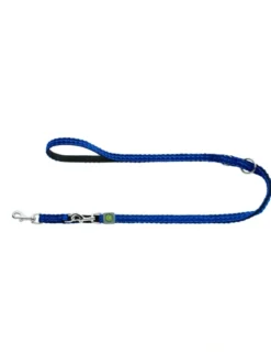 HUNTER verstellbare Führleine Hilo blau 2 m/15 mm