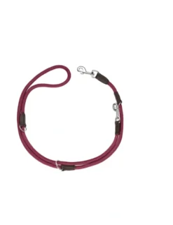 HUNTER verstellbare Führleine Freestyle bordeauxrot 2 m/8 mm