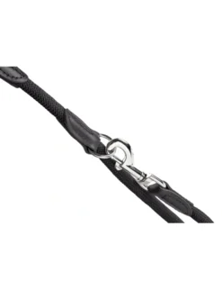 HUNTER verstellbare Führleine Freestyle schwarz 2m / 8 mm