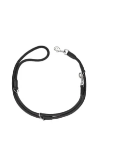 HUNTER verstellbare Führleine Freestyle schwarz 2m / 8 mm