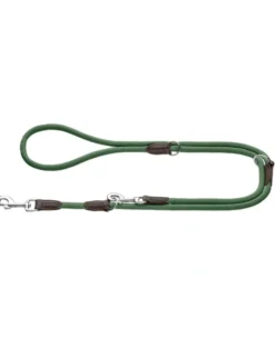 HUNTER verstellbare Führleine Freestyle dunkelgrün 2 m/8 mm