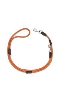 HUNTER verstellbare Führleine Freestyle orange 2 m/8 mm