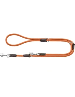HUNTER verstellbare Führleine Freestyle orange 2 m/8 mm