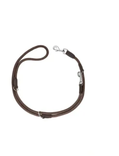 HUNTER verstellbare Führleine Freestyle braun 2 m/8 mm