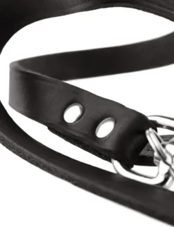HUNTER verstellbare Führleine schwarz 2 m/13 mm