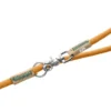 HUNTER verstellbare Führleine Malia apricot, natur 2 m/8 mm
