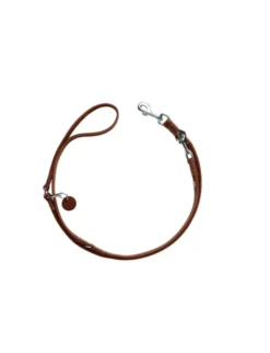 HUNTER verstellbare Führleine Aalborg cognac 2 m/10 mm