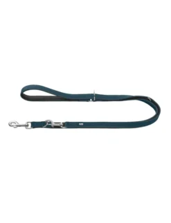 HUNTER verstellbare Führleine Malta petrol 2 m/13 mm