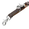 HUNTER verstellbare Führleine Lemvig dunkelbraun, orange 2 m/15 mm