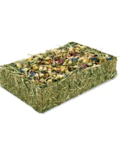 JR Farm Heu-Schale mit Blüten 100g