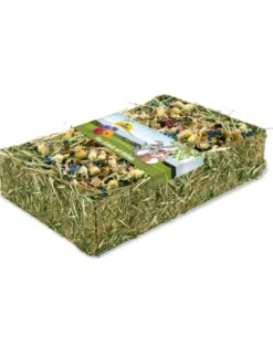 JR Farm Heu-Schale mit Blüten 100g