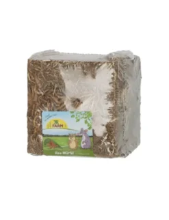 JR Farm Heu-Würfel mit Mehlwürmer 125g