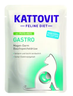 KATTOVIT FELINE DIET Gastro Pute & Reis 85g