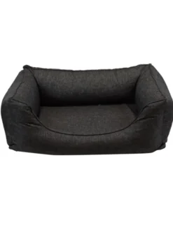 Lieblingsplatz TARO Hundebett schwarz 100 x 70 cm
