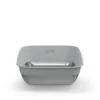 Litter Genie Edelstahl Katzentoilette grau