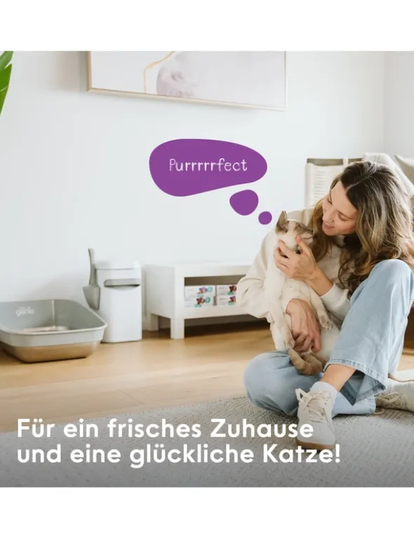 Litter Genie Edelstahl Katzentoilette grau