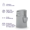 Litter Genie LitterLocker EASY Roll Entsorgungseimer grau