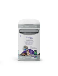 Litter Genie LitterLocker Platinum Entsorgungseimer weiß