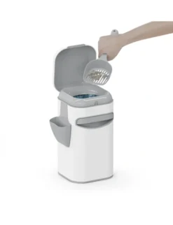 Litter Genie LitterLocker Platinum Entsorgungseimer weiß