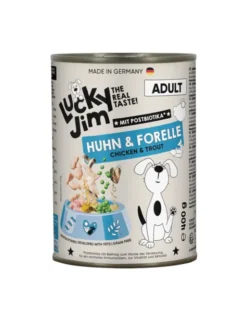Lucky Jim Classic Adult Huhn, Forelle, Geflügel 400g