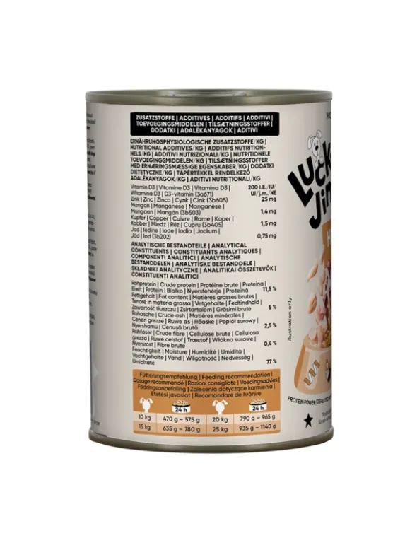 Lucky Jim Classic Adult Huhn, Geflügel 400g