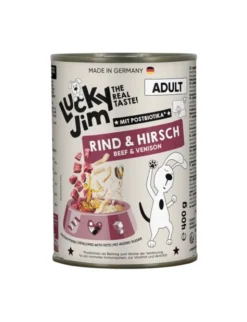 Lucky Jim Classic Adult Rind, Hirsch 400g
